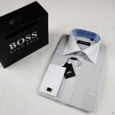 Camisa Hugo Boss para homem Regular Fit Punho Duplo