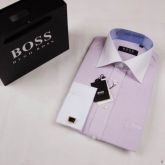 Camisa Hugo Boss para homem Regular Fit Punho Duplo