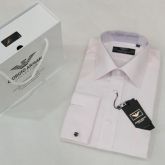 Camisa Giorgio Armani para homem Regular Fit Punho Duplo